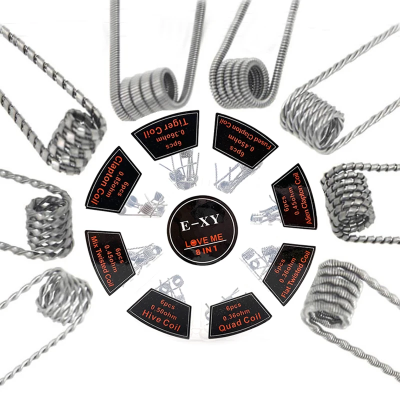 Clapton Wire Pre Built - Vmiss 8 en 1 bobine préfabriquée