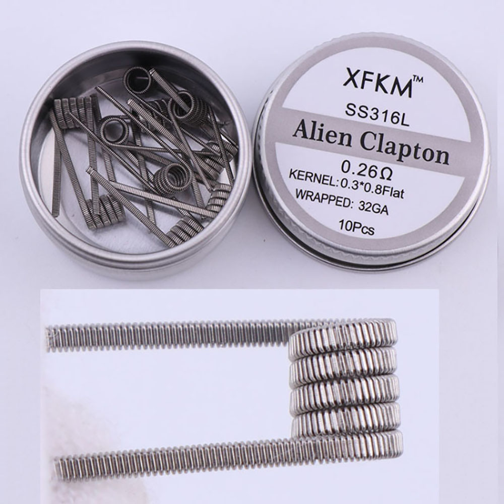 Clapton Wire Pre Built - SSSION L-Bobine préconstruite pour atomiseur RDA