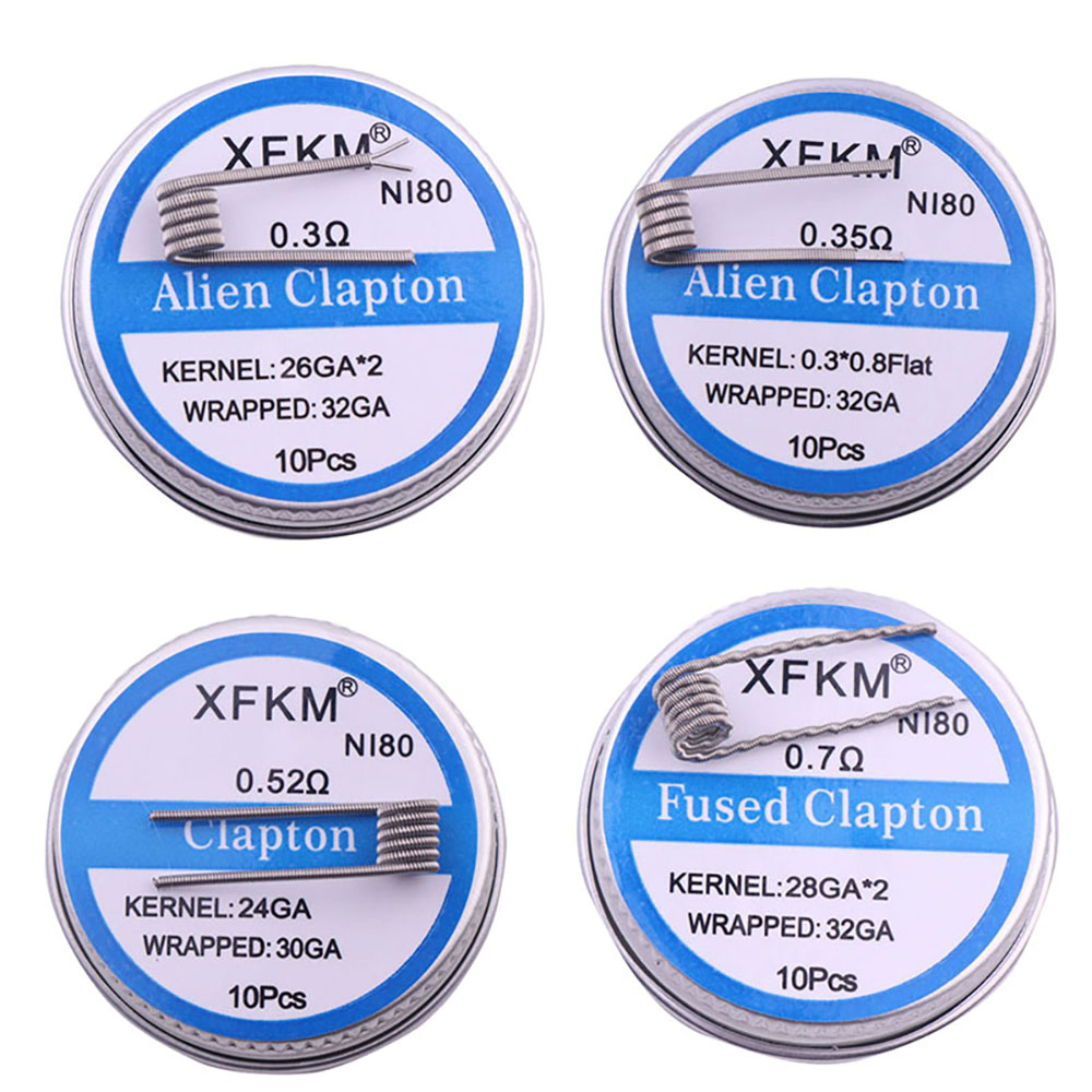 Clapton Wire Pre Built - Bobine de Clapton fondue, diamètre intérieur