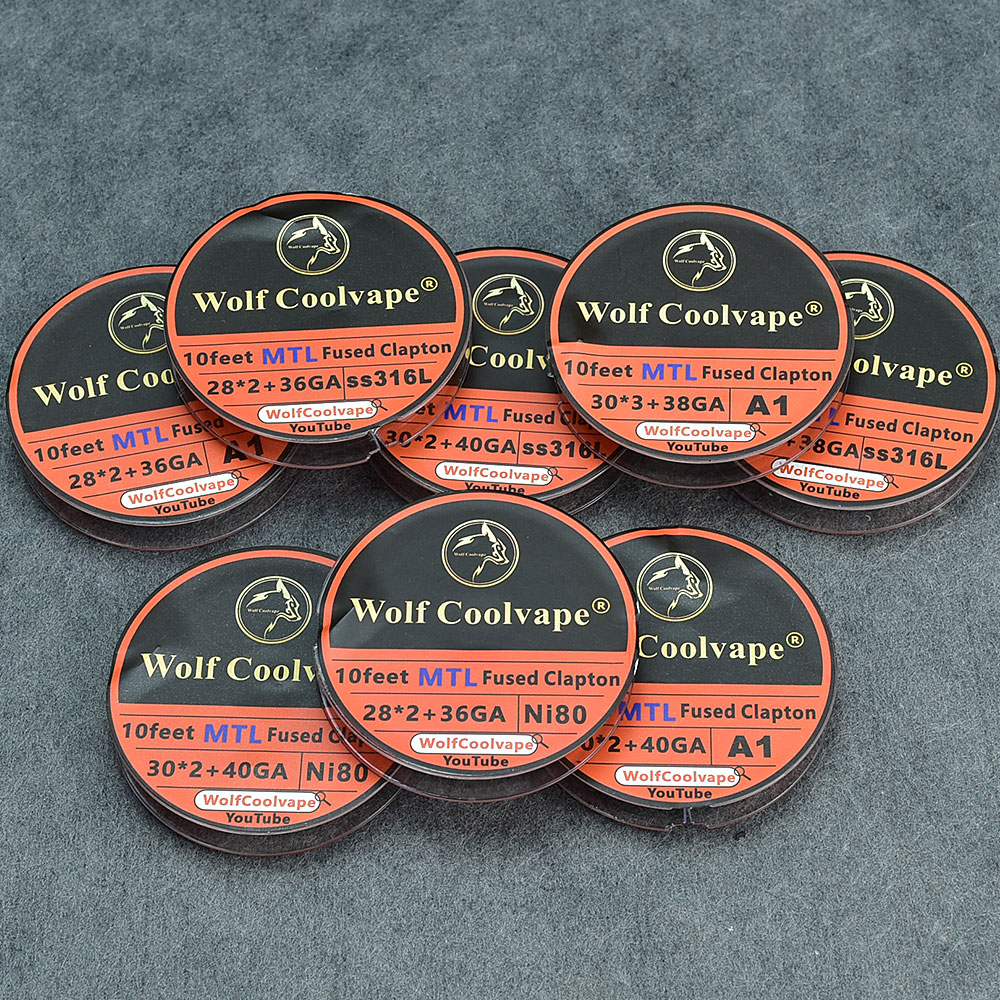 10 pieds NI80/A1/SS316L MTL ré - Clapton Wire Pre Built avis et prix