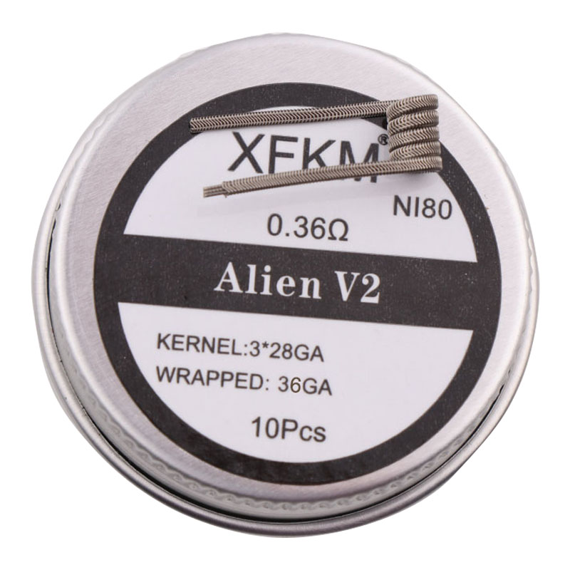Nouveau XFKM NI80/A1/SS316L 10 - Clapton Wire Pre Built avis et prix
