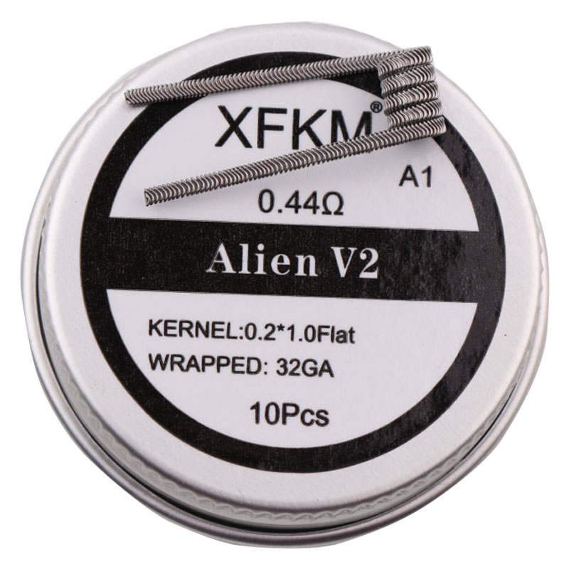 Nouveau XFKM NI80/A1/SS316L 10 - Clapton Wire Pre Built avis et prix